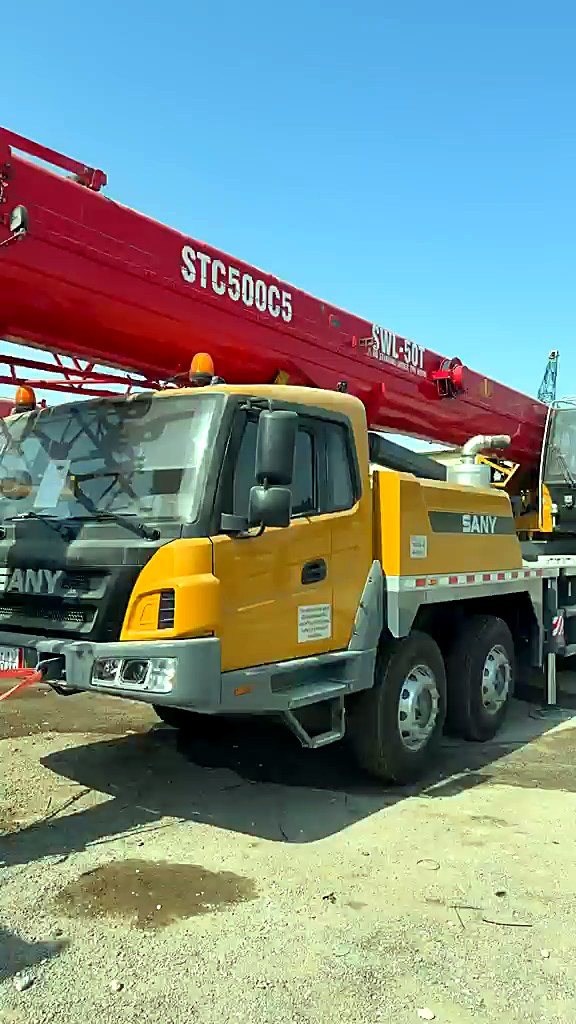 SANY STC500 mobile crane at the UEC yard